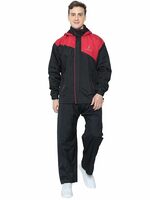 FabSeasons Lightweight Waterproof Raincoat set of Top & Bottom for Men's, with hood & Reflector at back