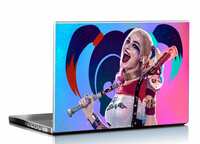 PIXELARTZ Laptop Skins Harley Quinn 15.6 Inches Laptop Skins/Stickers for Dell-Lenovo-Acer-HP (1036)