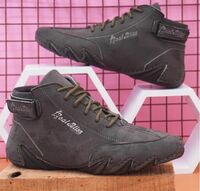 Outdoor,Riding,Casual Boot For Men High Tops For Men  (Grey , 6)