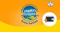 Amazon: Make a payment on Country Delight and Win ₹30 to ₹150 back, Min order :₹199
