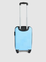 Teakwood Leathers Ladakh 360-Degree Rotation Textured Hard Cabin Size Trolley Bag - 38L