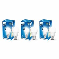 Philips Ace Saver 9 Watt LED Bulb, B22 (Cool Day Light), Pack of 3