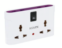 Ecolink by Philips 4 Way 6A Multi Plug (Location Specific)