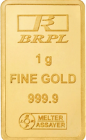 Bangalore Refinery 1g Gold Bar 24 (9999) K 1 g Gold Bar on Flipkart
