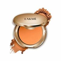 Lakme 9 to 5 Primer with Matte Powder Foundation Compact, Natural Almond, 9g