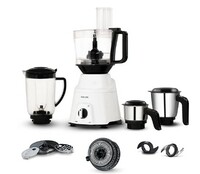 PHILIPS Mixer Grinder 750 Watt, 3 in 1 (Mixer Grinder + Juicer + Food Processor) 4 Jar (HL7763/00)