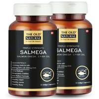 The Old Natural Salmega Triple Strength Salmon Omega-3 Fish Oil 1800Mg