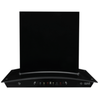 Croma - AG1109 60cm Ducted Auto Clean Wall Mounted Chimney  (Black)