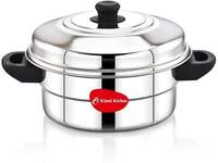 Zepto - Klassi Kichen Stainless Steel Idli Pot With Steamer And Mini Idli Plate-9 Idli(location specific)