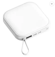 AMYTEL 10000 mAh 15 W Mini Pocket Size Power Bank  (White)