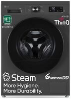 LG 8 Kg, 5 Star, Wi-Fi, Fully-Automatic Front Load Washing Machine (FHB1208Z4M, Middle Black)