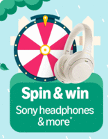 Spin & Win ₹10/20, Sony Headphones & more 