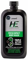HE Fresh Impact 200ml Body Wash| Shower Gel for Face, Body & Hair