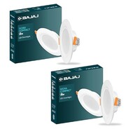 Bajaj Ivora Compact Downlight | 5W LED Downlight | for Smaller Spaces | Long Life of 25000 Hours | Soothing Light (Green, Pack of 2)