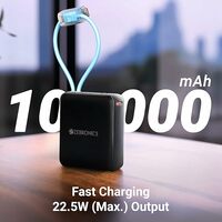 Zebronics EnergiTank 10R1, Compact Power Bank, 10000 mAh
