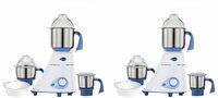 Preethi Blue Leaf Diamond MG-214 mixer grinder 750 watt (Blue/White) (Pack of 2)