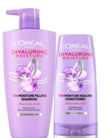 L'Oréal Paris Moisture Shampoo 650ml + Conditioner 180ml 