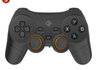  Cosmic Byte Nexus Wireless Controller for PC | Dual Vibration, Sensitive Triggers, Fast Response | Powered by 2 AAA Batteries (Not Included) (Black) 