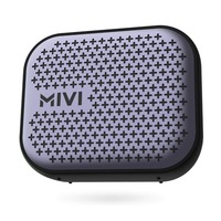 Mivi Roam 2 Portable Speaker with Bluetooth Version v5.0, Upto 24 Hours Playtime, Water Proof (Black)