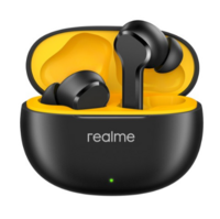 Realme Buds T110 Fast Charging Earbuds with 38H Playtime & AI ENC for Calls - Black