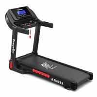 Lifelong FitPro Motorized Treadmill for Home (4HP Peak) | 3-Level Manual Incline | Rubberies Shock Absorption Apply ₹1000 coupon