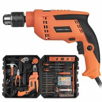 Tiagowell Electric Corded Impact Drill Tool Set
