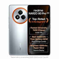 realme NARZO 80 Pro 5G (Speed Silver,8GB+128GB)  Apply ₹2000 coupon 