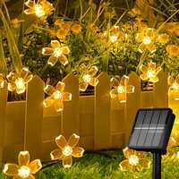 AERYS 75 Flower LED Fairy String Solar Silicon Flower Led String Light [Apply 50% Off Coupon]
