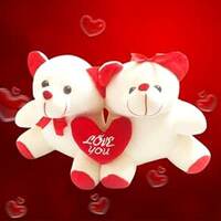 ToyMagic Teddy with Heart|25cm Adorable Plush Toy Set