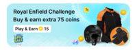 Flipkart challenge : Ride like Royalty Challenge , Play and Earn 15 coins