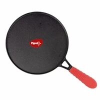 Pigeon by Stovekraft Pre-Seasoned Cast Iron Concave Tawa 28 cm