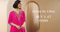 Libas Gerua by Libas - Buy 2 at Rs.1999