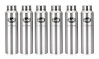 CELLO Crysta Stainless Steel Bottle1000ml Silver, Set of 6
