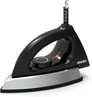 AGARO Regal Heavy Weight Electric Dry Iron, 1000 W Dry Iron  (Black)