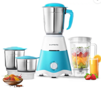 Longway Super Dlx 750 W Juicer Mixer Grinder  (Super | 4 Jars | White, Blue)