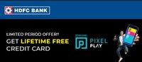 Lifetime Free HDFC Pixel Play or Pixel Go