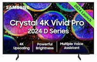 Samsung 108 cm (43 inches) D Series Brighter Crystal 4K Vivid Pro Ultra HD Smart LED TV UA43DUE77AKLXL (Black) Apply Rs.1000 Coupon