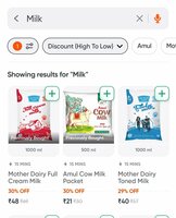 Swiggy instamart Milk loot at Rs.20