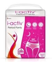 i activ Period Panty for Girls & Women | L-XL | 10's Pack | 