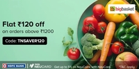 Tata Neu x Bigbasket Flat Rs.120 off on orders above Rs.1200