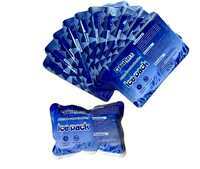 TINSICO Ice Pack, Gel Bag (Pack of 10), Automatic Water Absorption, Reusable Cooling Pack to keep Food Beverage Cool and Fresh, Ice Pack for Pain Relief