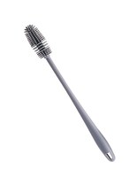 KBS Bottle Cleaning Brush Silicone Long Handle for Water Bottle Narrow Neck Containers Vase and Glass Sports Bottle Cleaner for Home and Kitchen Accessories Item Products Gadgets