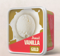 Amul Gold Vanilla Ice Cream Tub 1 liter