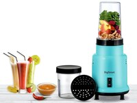 DIGISMART 500W Nutri Mixer Grinder for Chutney, Juice and Shake with 2 Jars,  1 Years Warranty - Blue