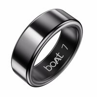 Boat - New Launch SmartRing Active Plus (7, Midnight Black)