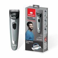 Havells Bt5100C Rechargeable Beard Trimmer with Hypoallergenic Blades; Zero Trim with 0.5 Mm Precision