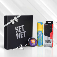 SET WET Combo- 60 gm Matte Wax+150ml Cool Avatar Deo+Bassheads 104 Earphones  (3 Items in the set)