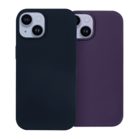 Croma Soft Silicone Back Case for Apple iPhone 14 (Apple Compatible, Black)