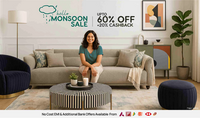 Pepperfry Hello Monsoon Sale - Up to 60% Off + 20% Cashback 