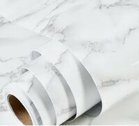 KEFTRIAX Abstract White Wallpaper  (60 cm x 45 cm)